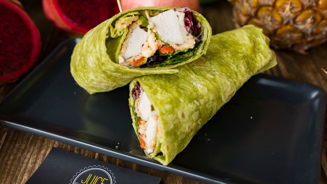 Chicken Schnitzel Wrap