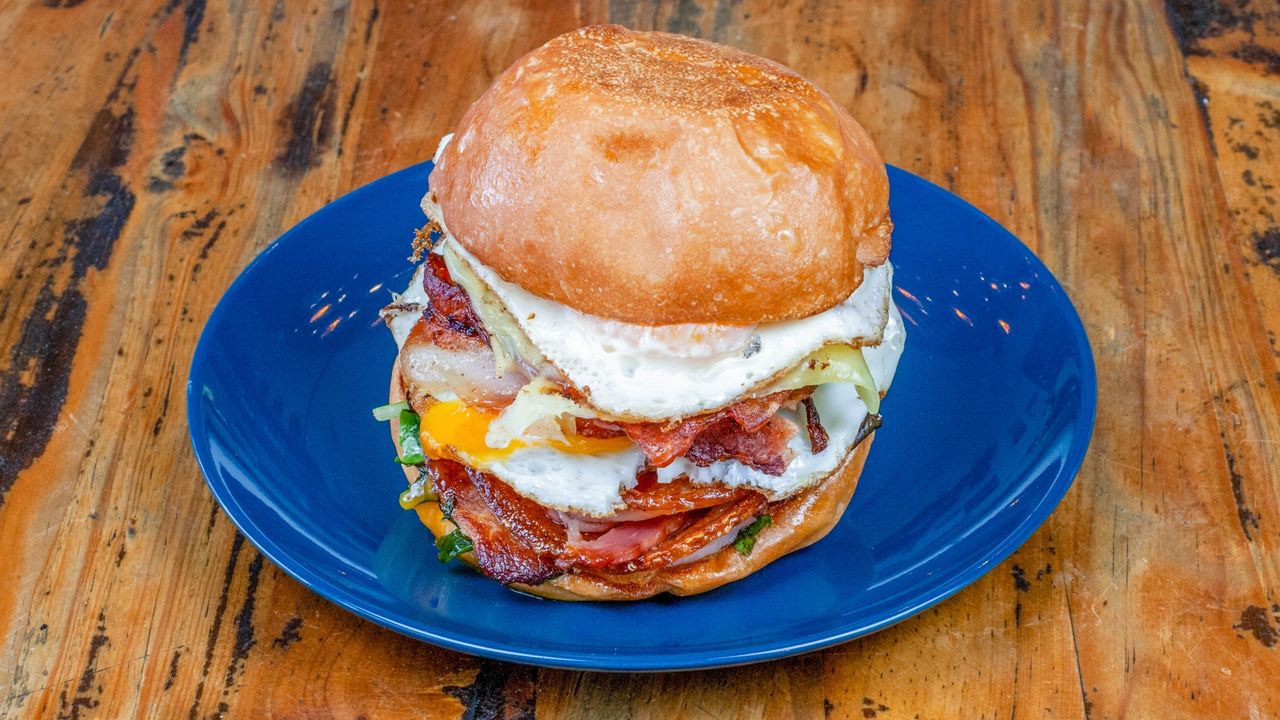 Bacon and Egg Roll Deluxe