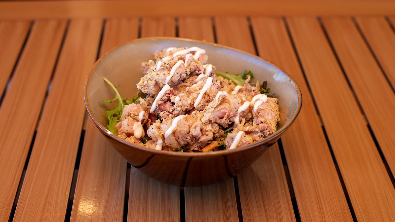 Salt & Pepper Squid Salad