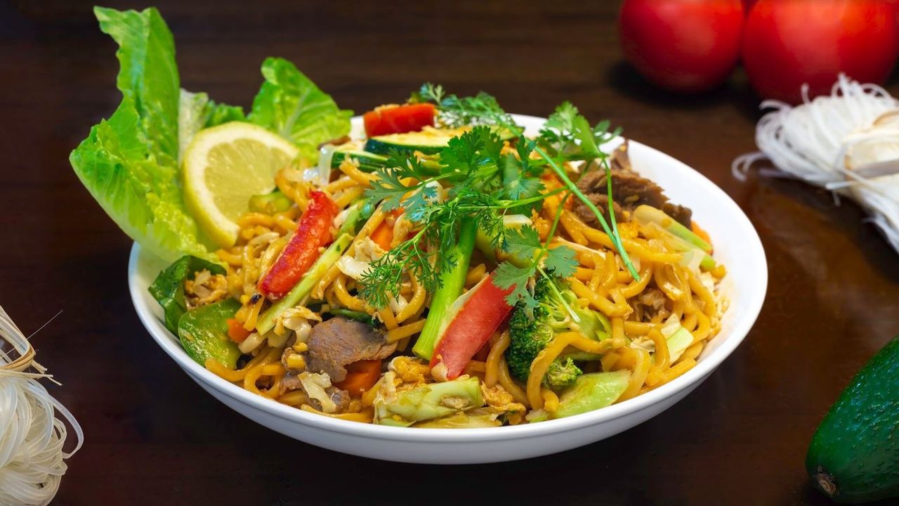 Desi Style Thai Hokkien Noodles with Beef