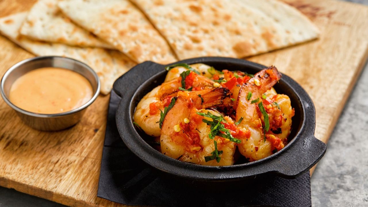 Sizzling Chilli Prawns