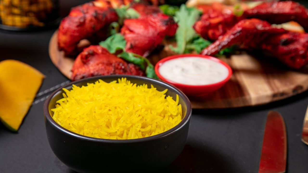 Saffron Steamed Rice