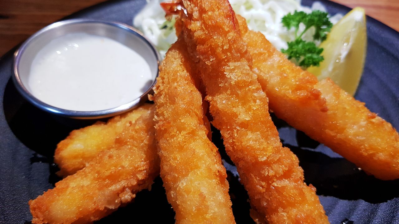 Deep Fried Prawns