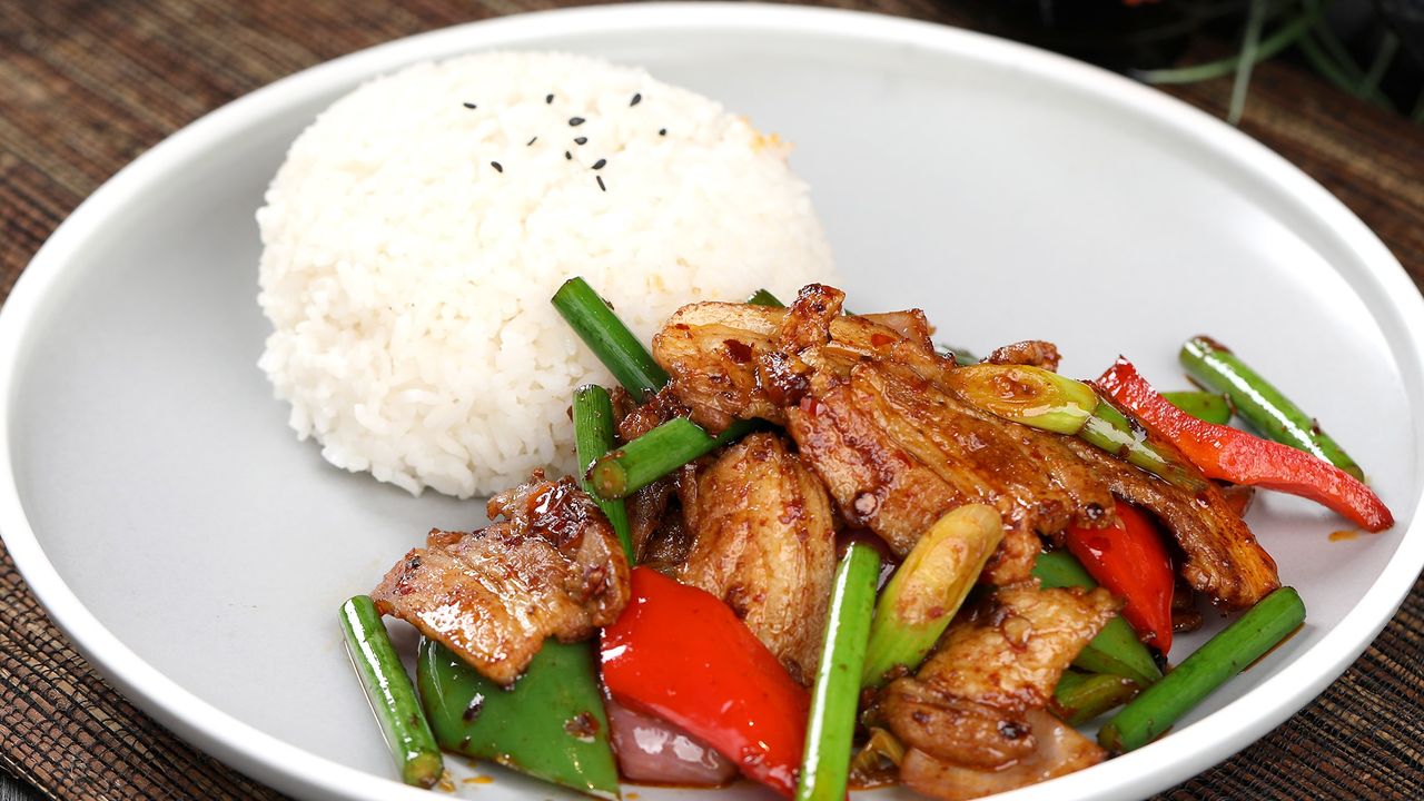 Twice Cooked Pork Belly