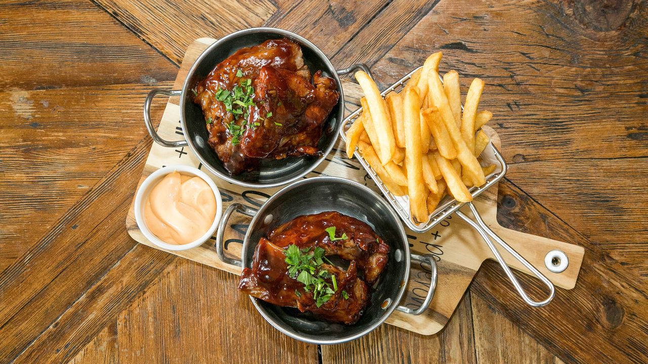 Smokey BBQ Ribs with Plum Sauce