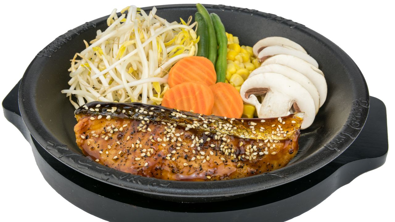 Salmon Teriyaki with Rice