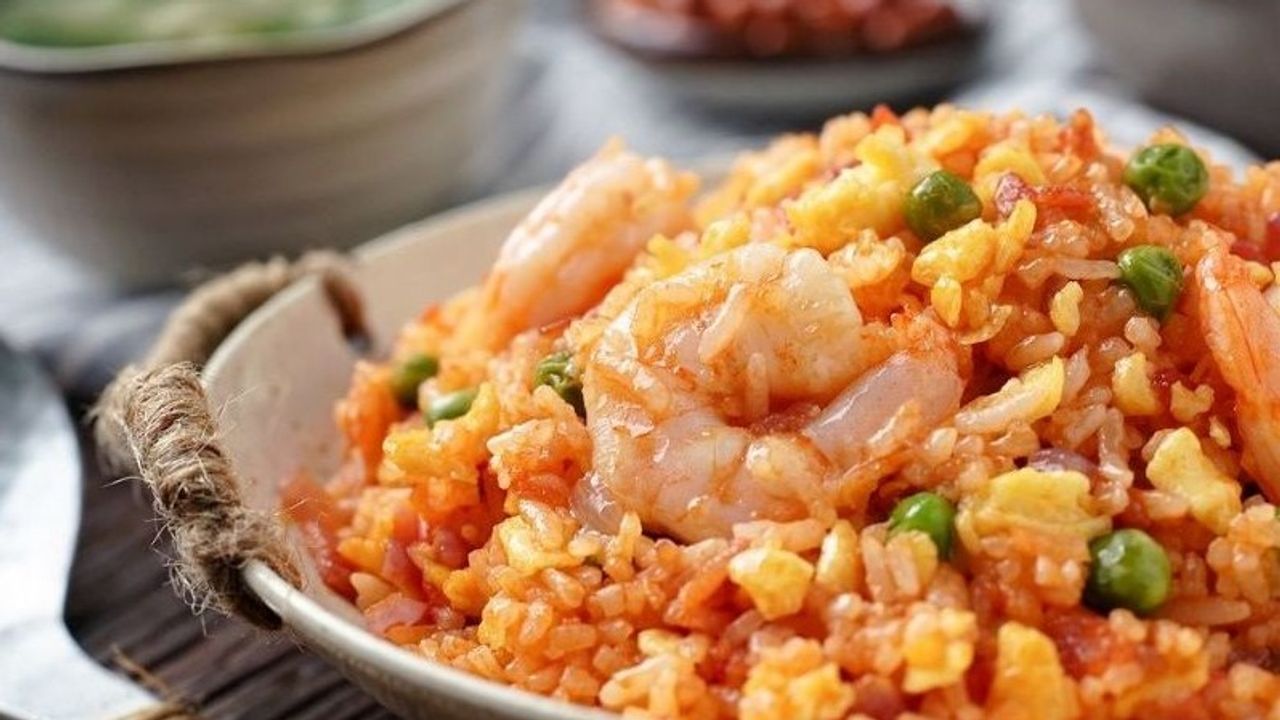 Fried Rice with Prawns