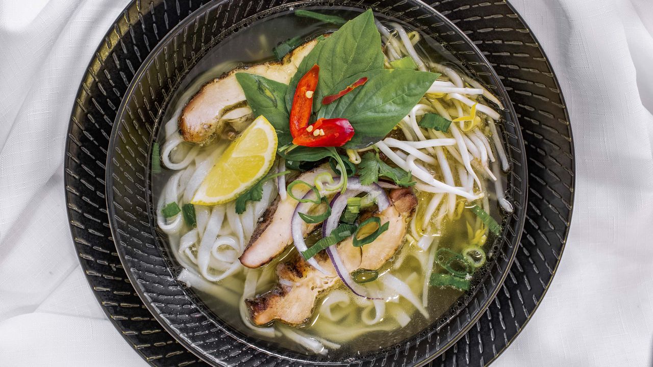 Grilled Chicken Pho