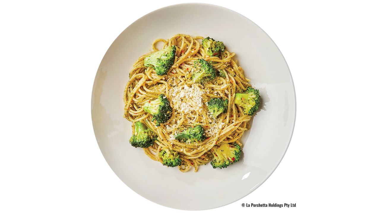 Vegan Spaghetti Broccoli