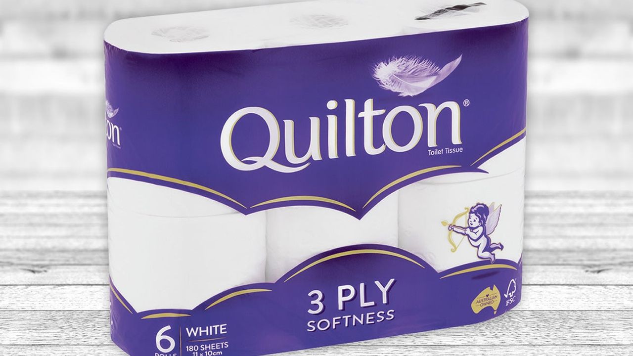Quilton Toilet Paper 3 Ply Deluxe Tissue 6PK