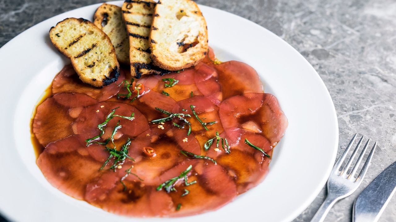 Yellow Fin Tuna Carpaccio
