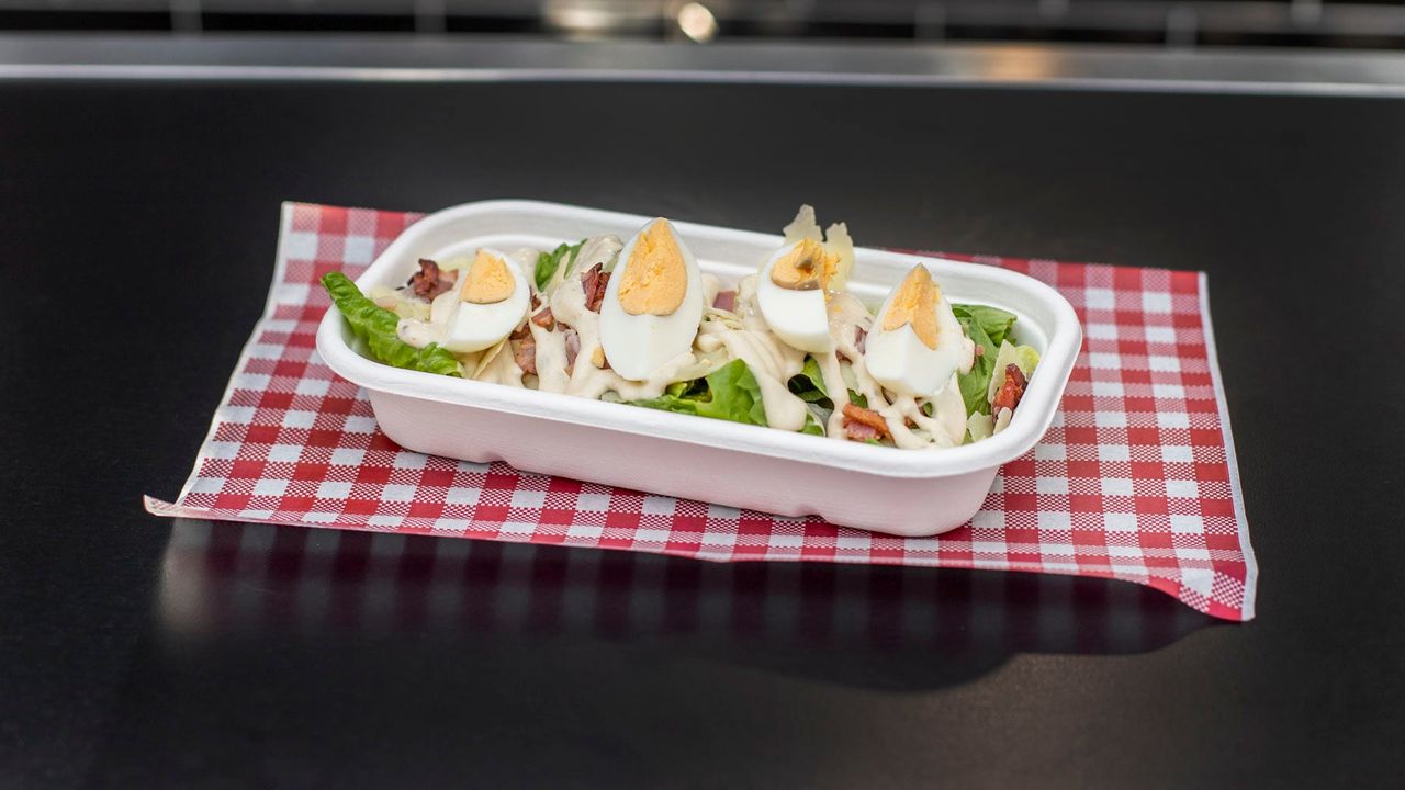 Charcoal Chicken Caesar Salad