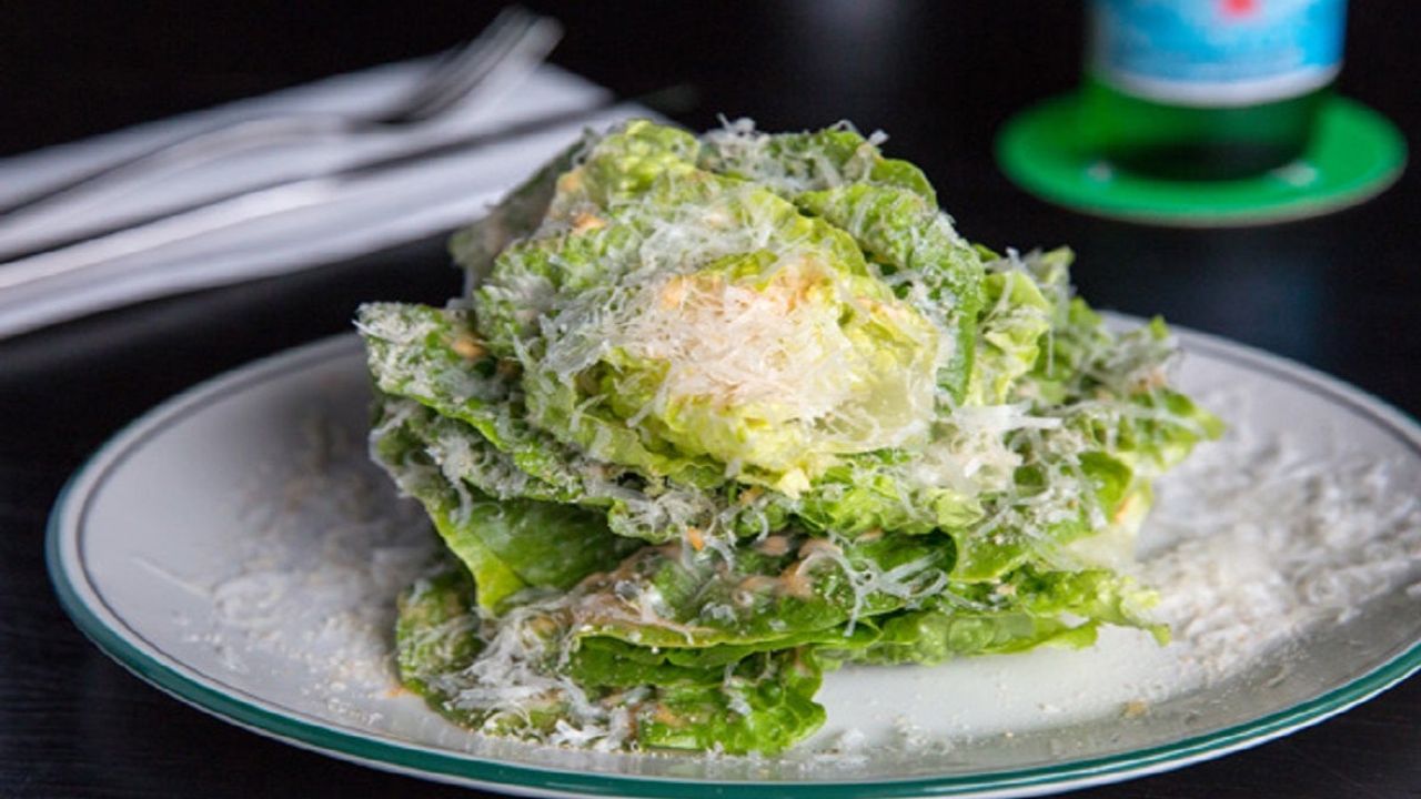 Gem Lettuce, Parmesan, Rye Crumb