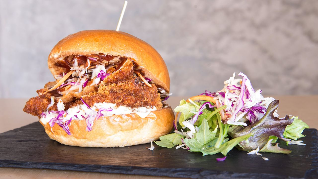 Japanese Crispy Chicken Burger