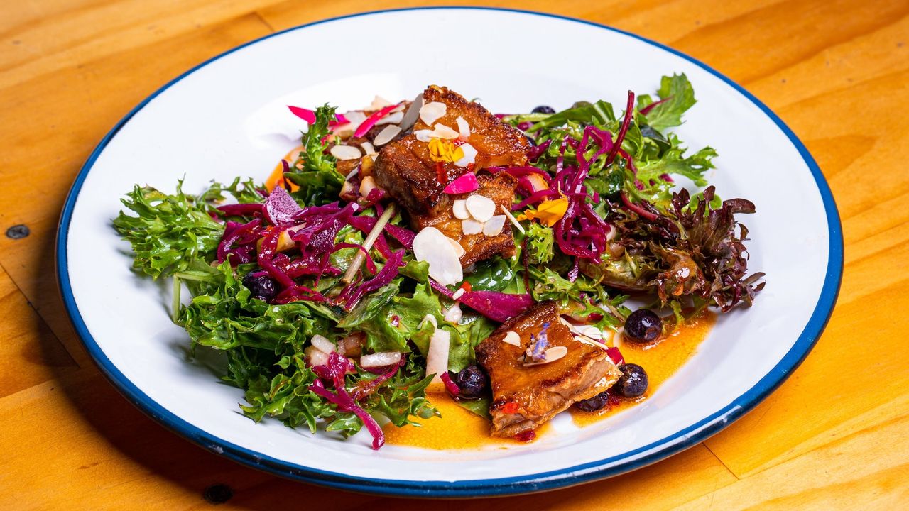 Pork and Pear Salad