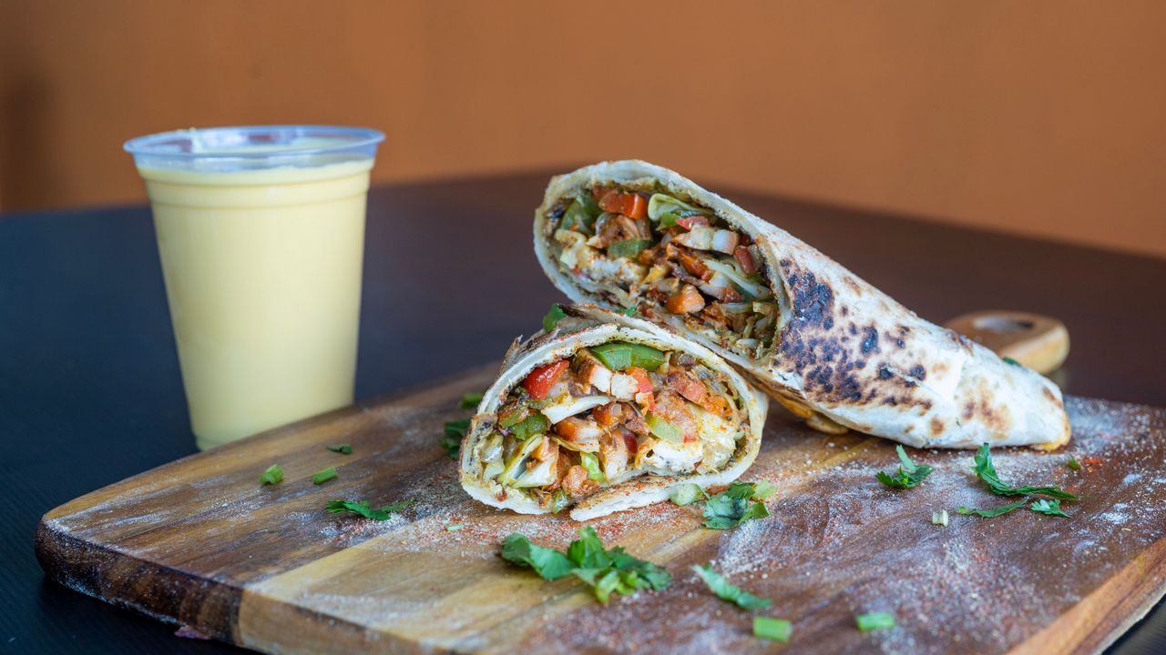 Butter Chicken Wrap