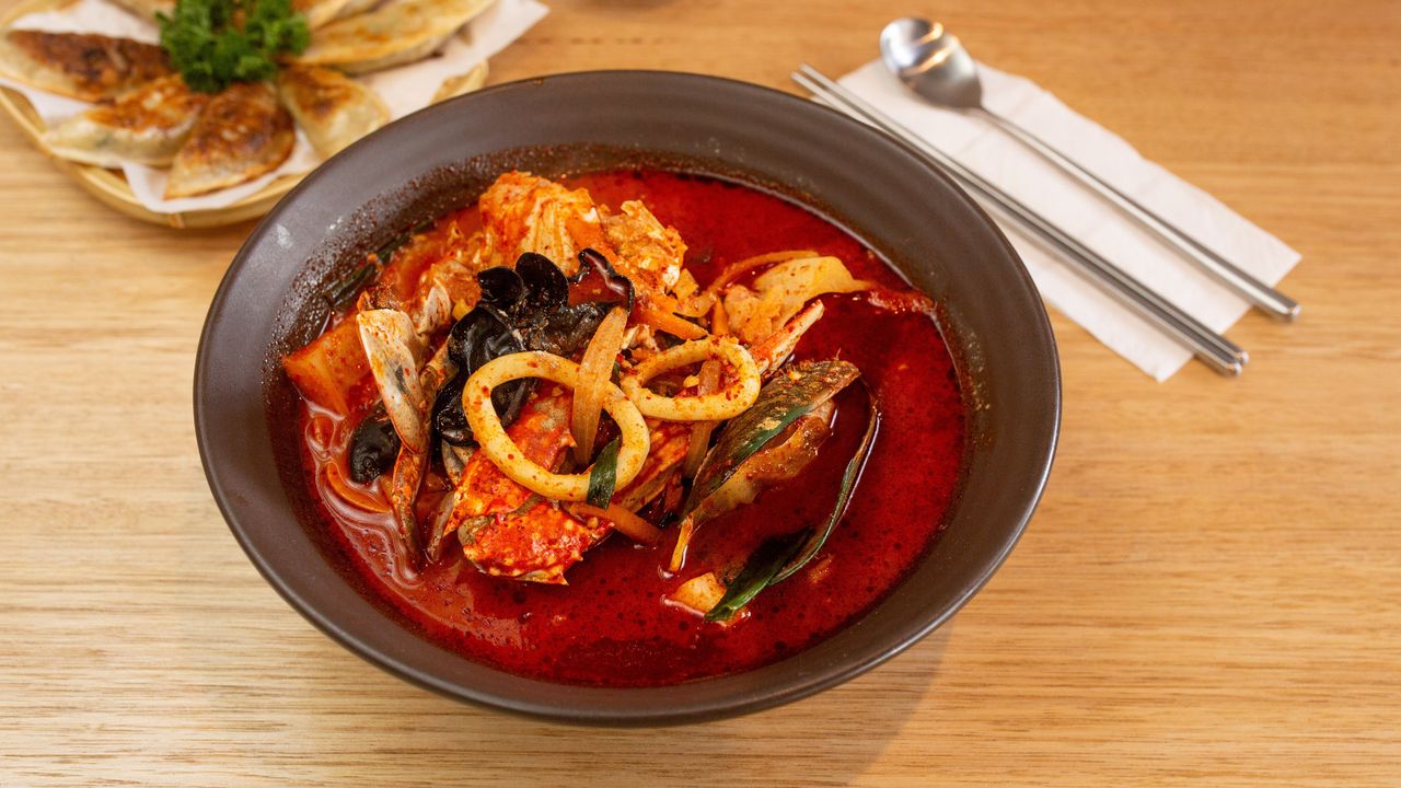 Spicy Seafood Noodle Soup