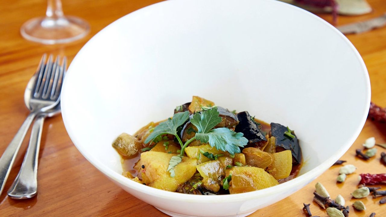 Eggplant and Potatoes