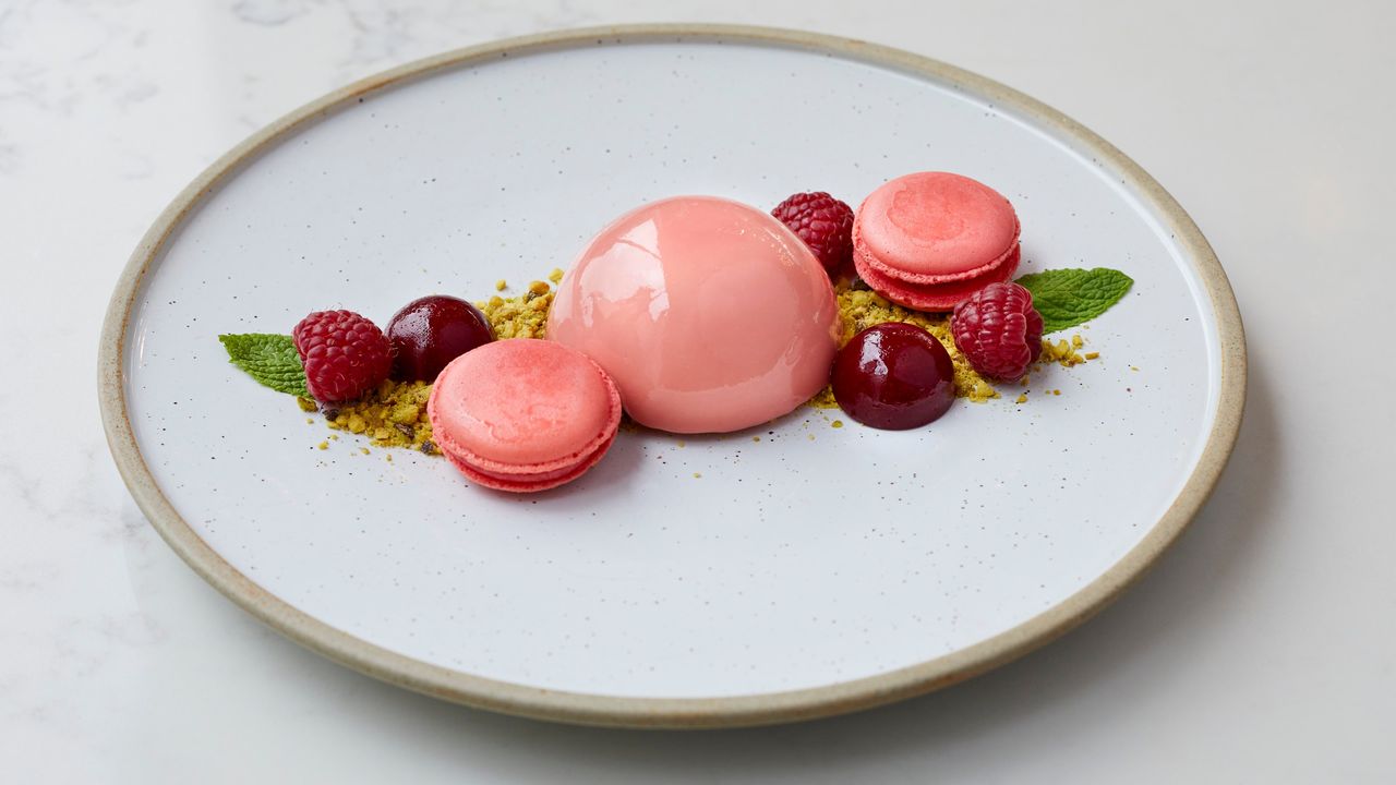 Ruby Chocolate Mousse Cake