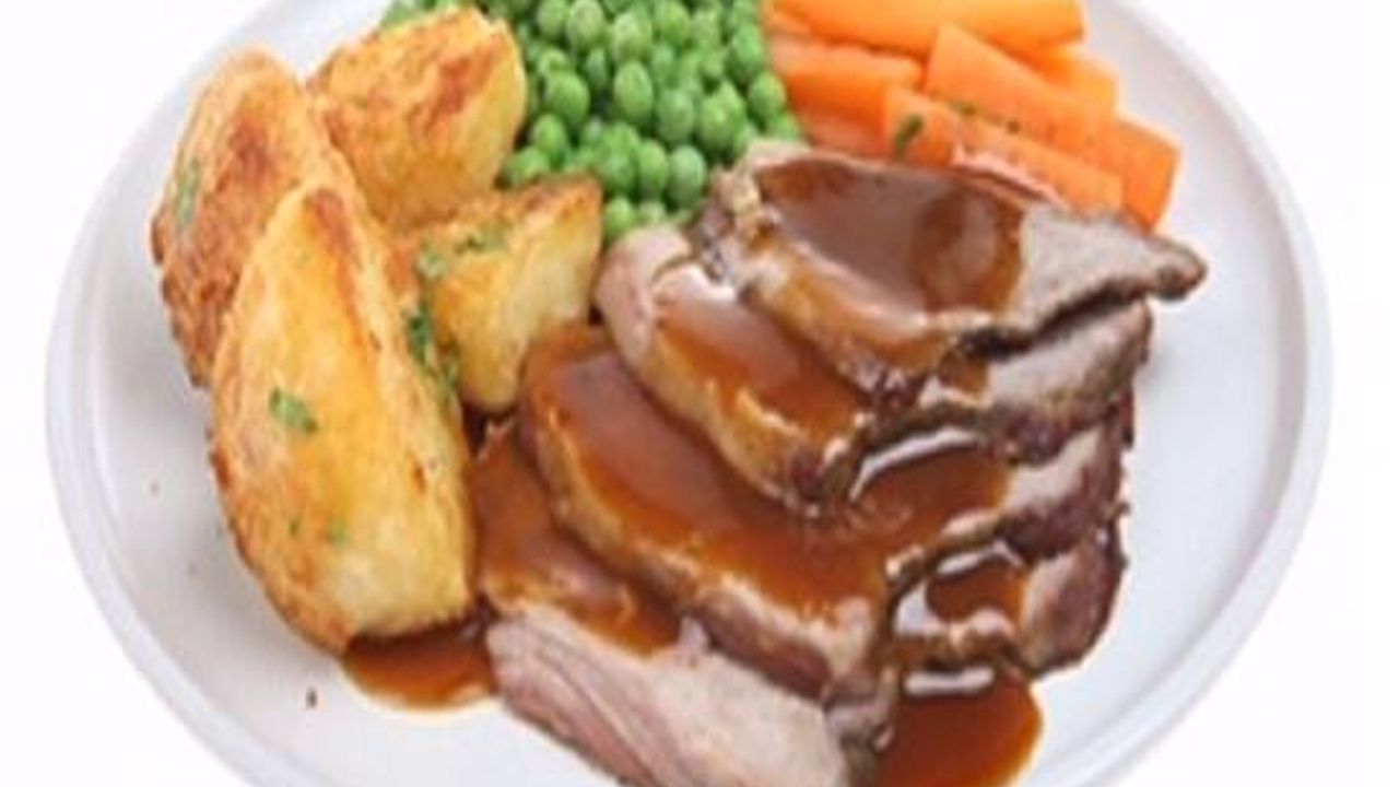 Mixed Roast Vege and Gravy (Dinner for One)