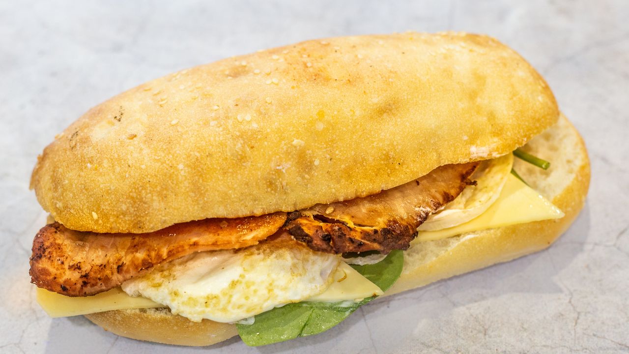 Bacon and Egg Paninis