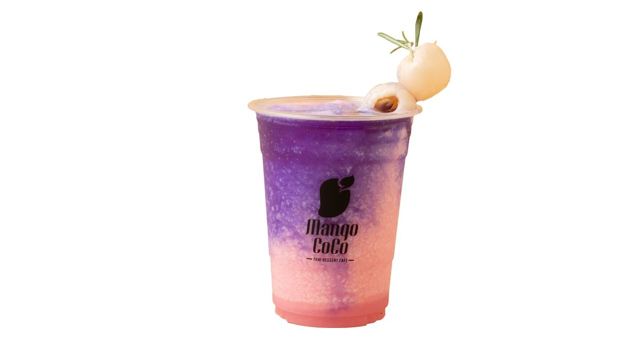 Lychee Butterfly Pea Smoothie