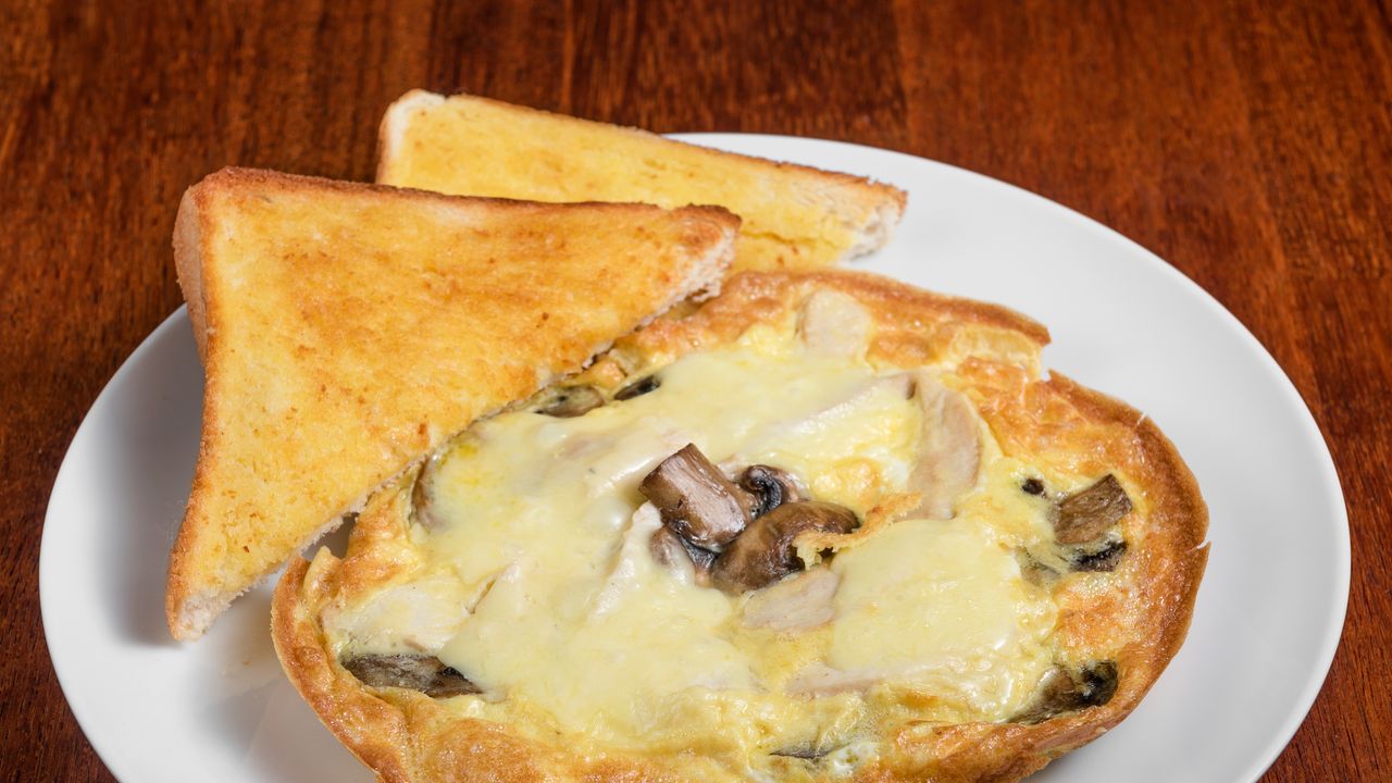 Bacon and Mushroom Omelette