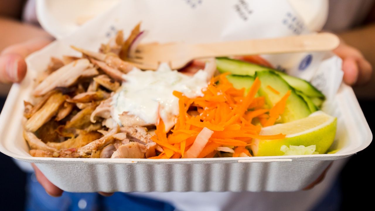 Naked Souvlaki Combo- Mixed