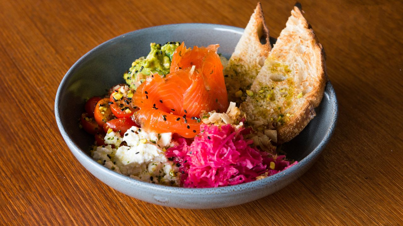 Salmon Cado Bowl