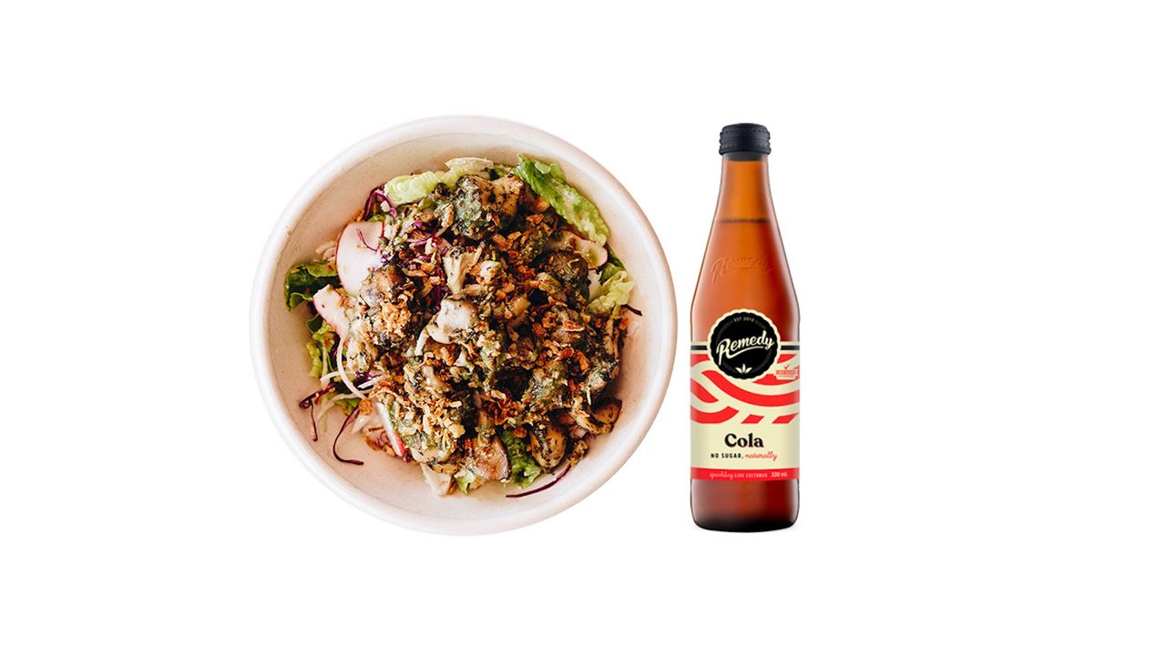 Cha Cha Chicken Bowl & Drink