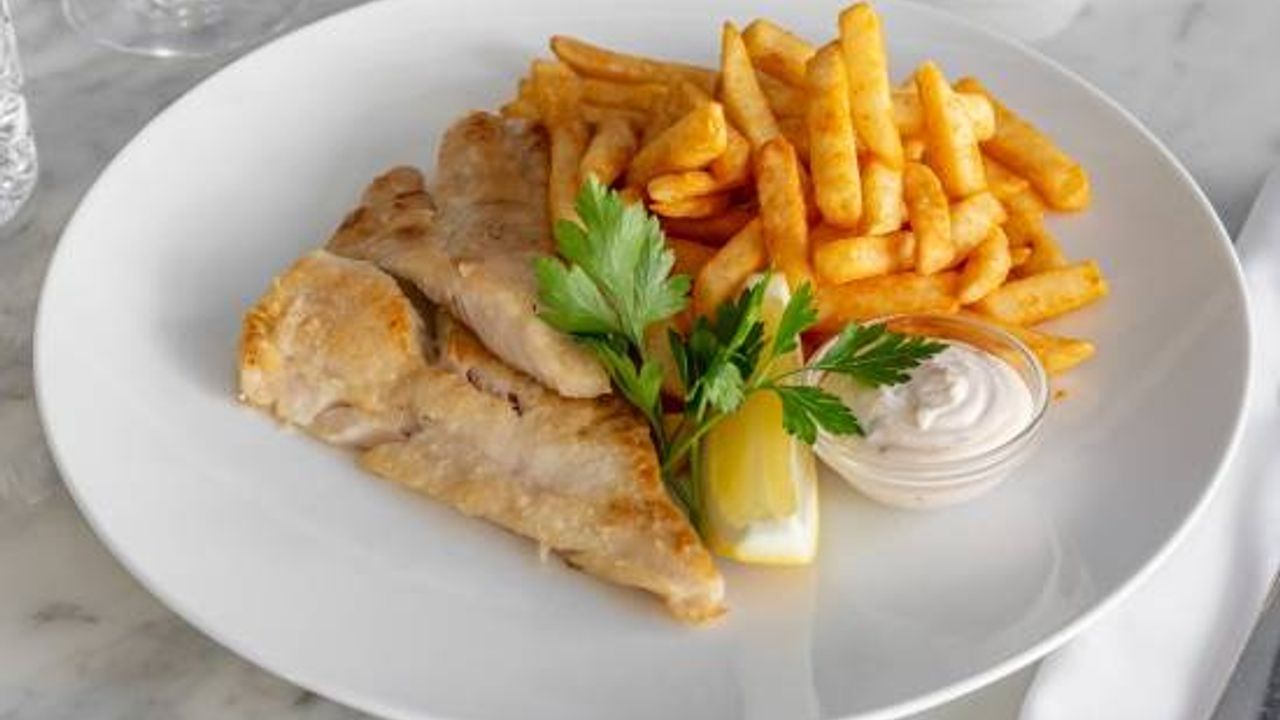 Grilled Fish and Chips