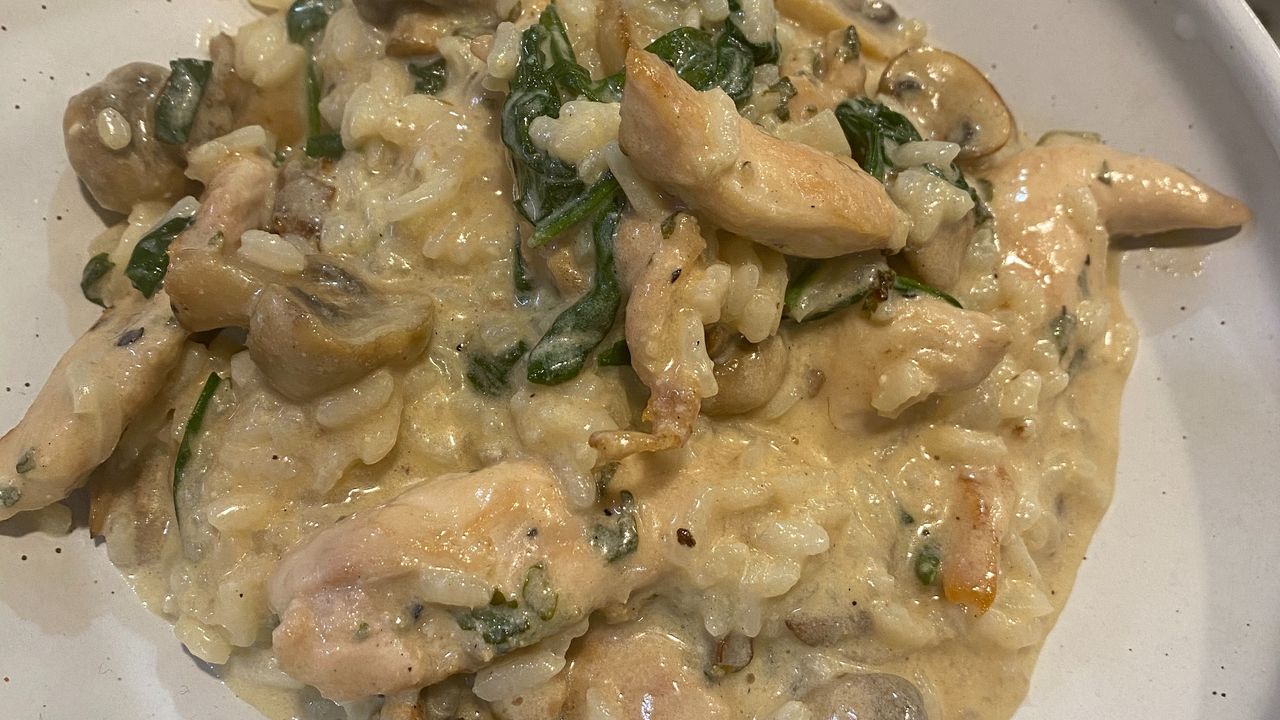 Chicken and Mushroom Risotto