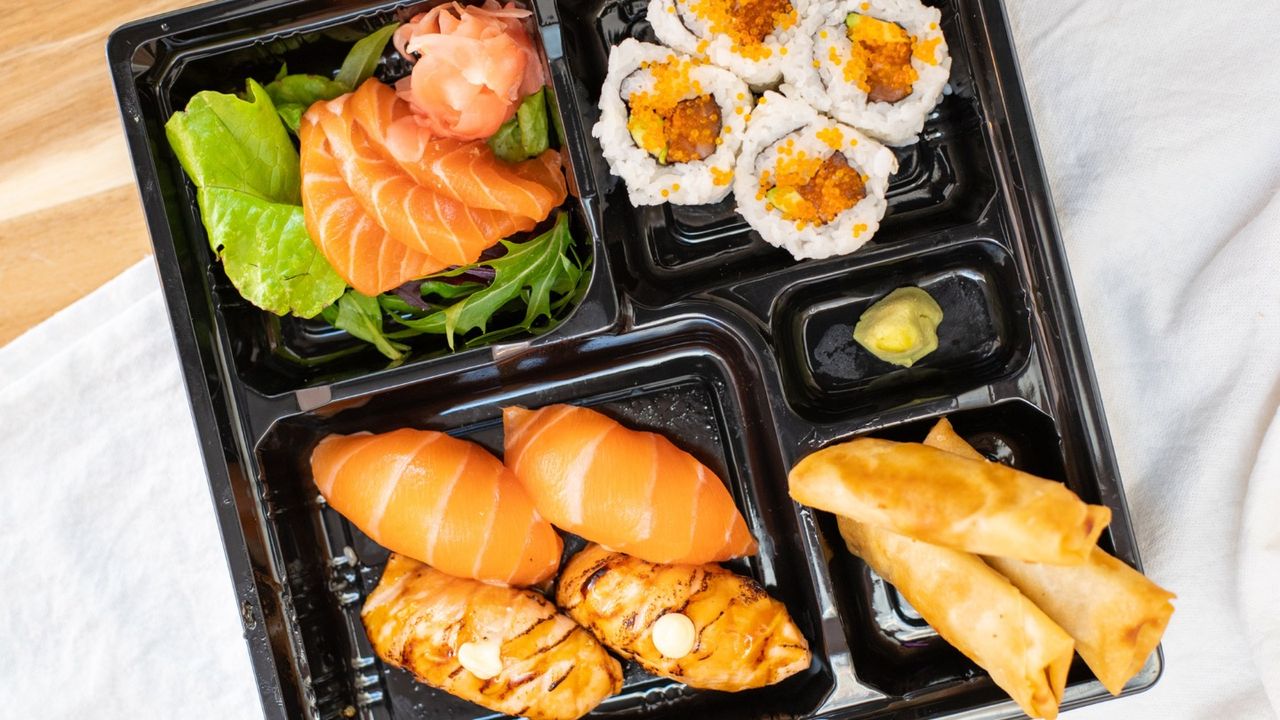 Sushi, Sashimi, & Rolls Bento Box