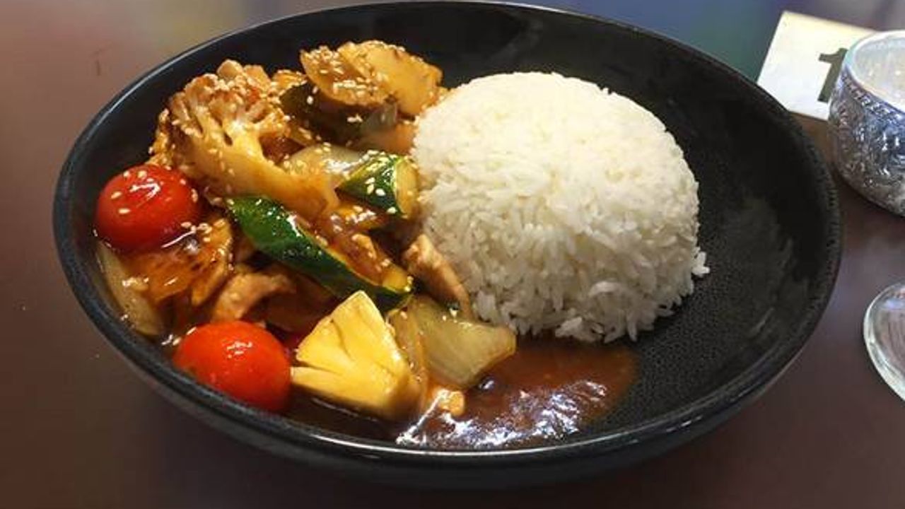 Pork Sweet & Sour Sauce (served with rice)