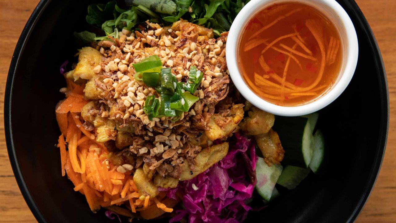 Turmeric Chicken Breast Slaw Salad (GF)