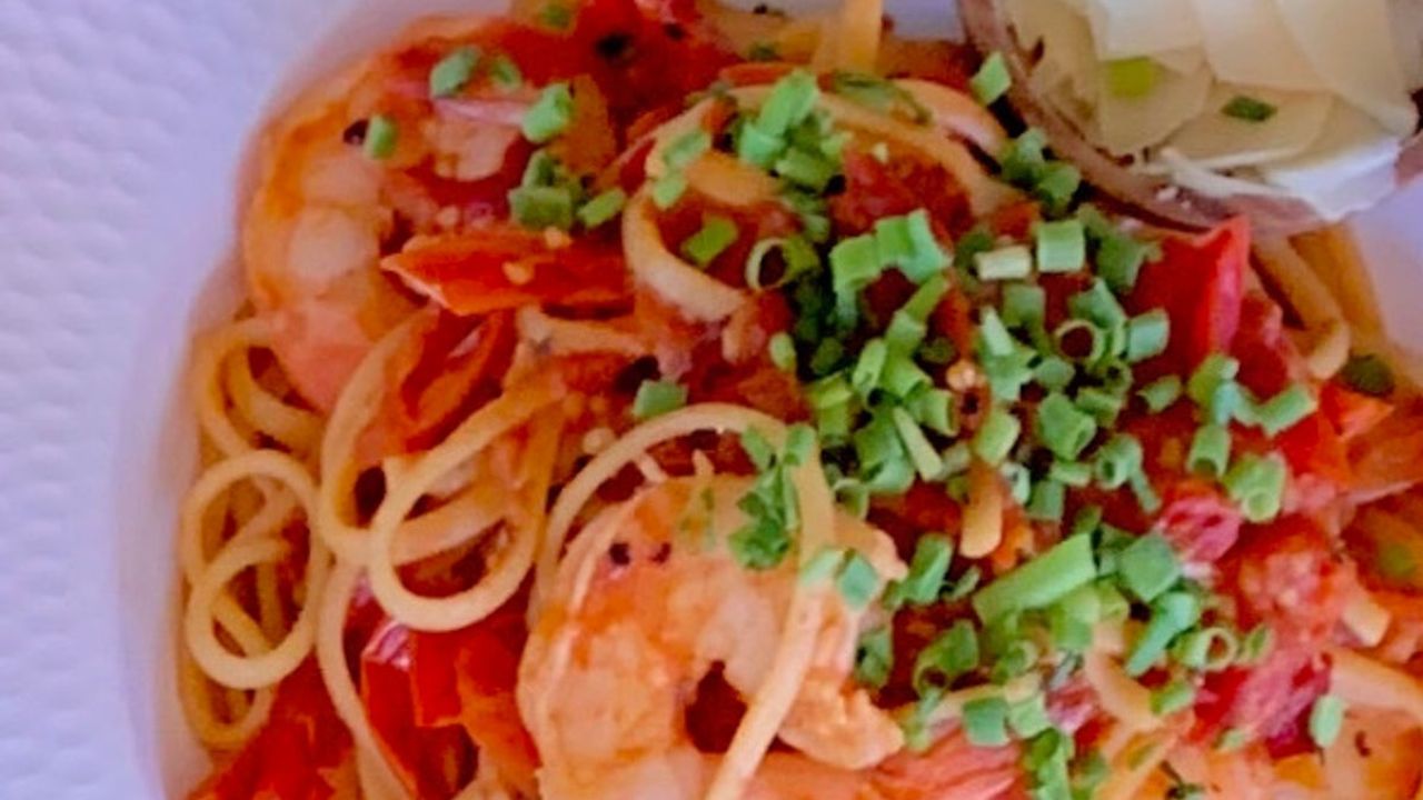 Chilli Prawn Linguine