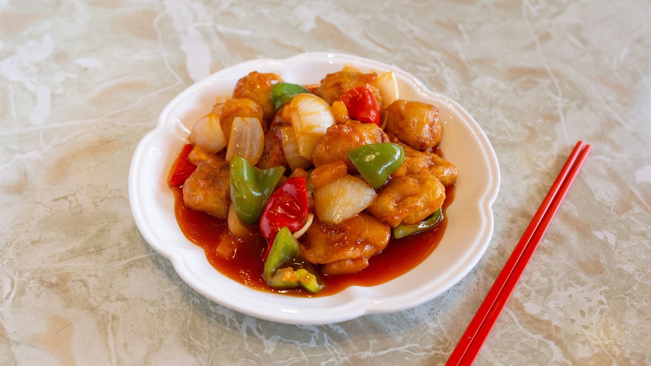 Sweet and Sour Sauce Pork in Batter