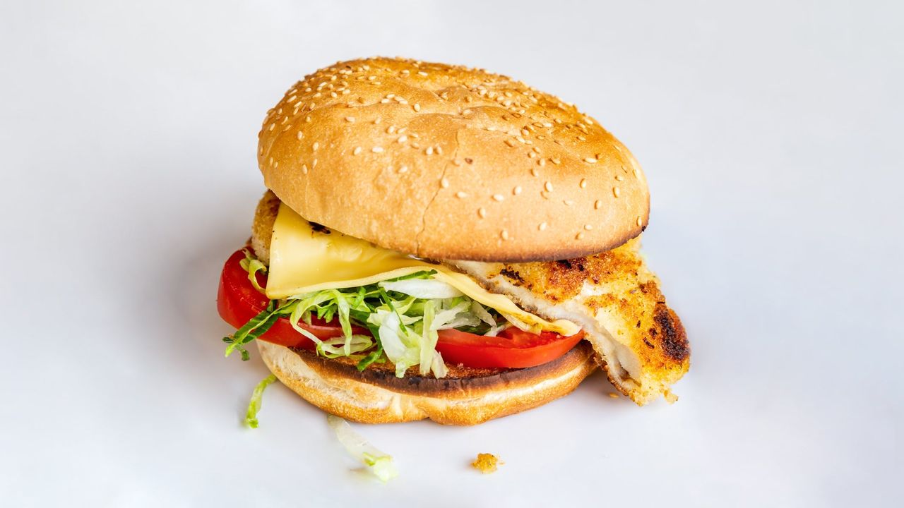 Chicken Schnitzel Burger