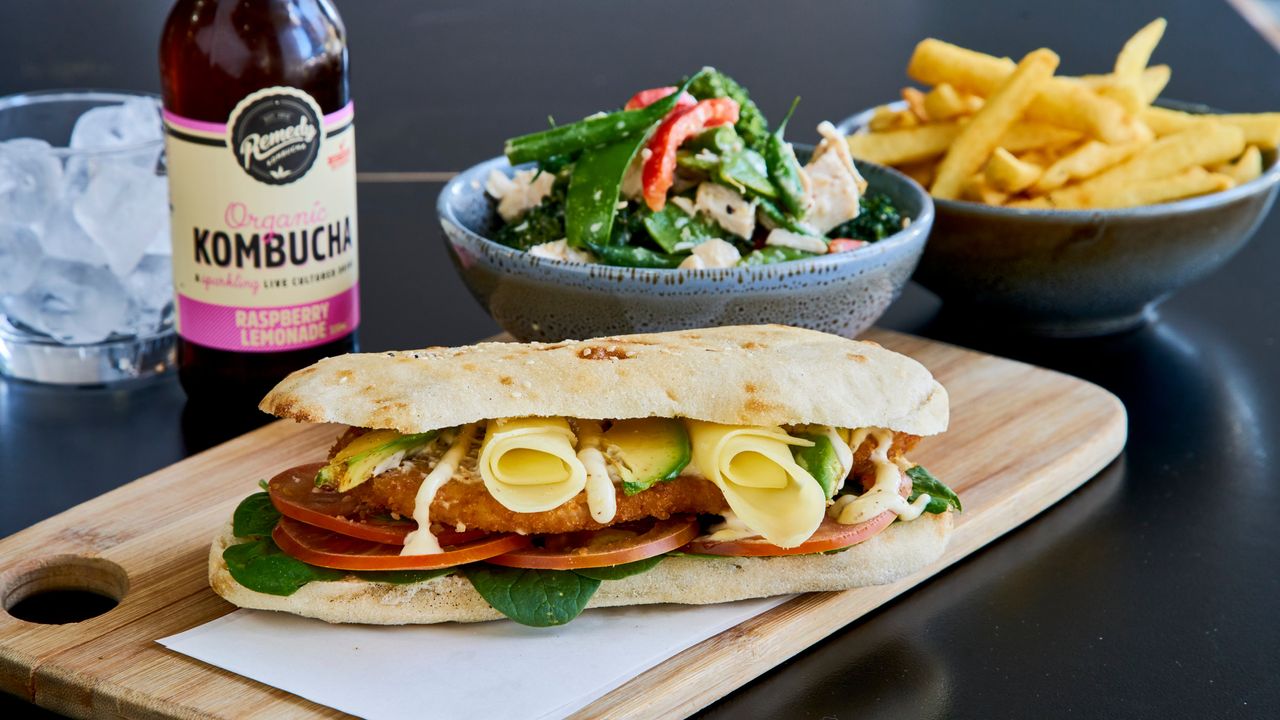 Chicken Schnitzel Focaccia