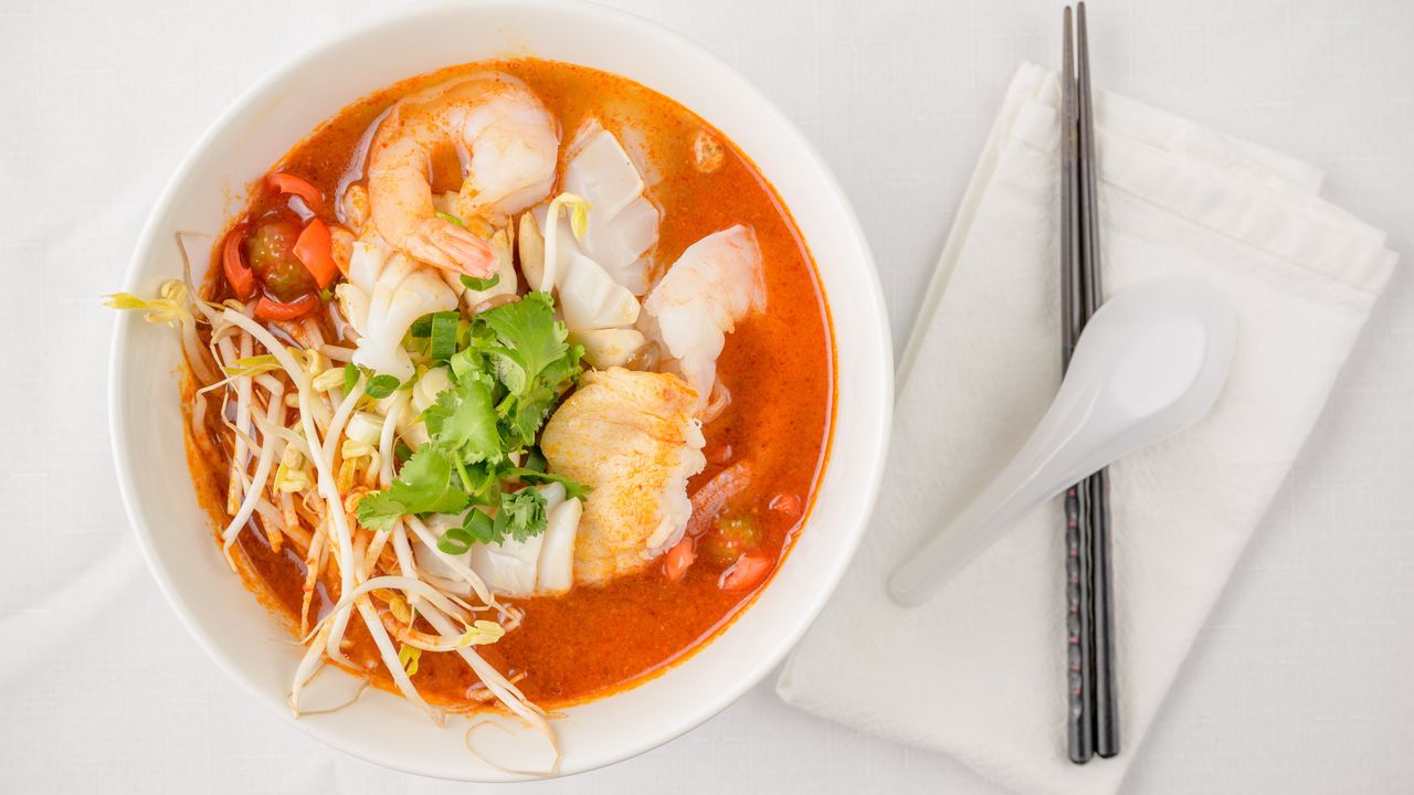 Tom Yum Noodle Seafood