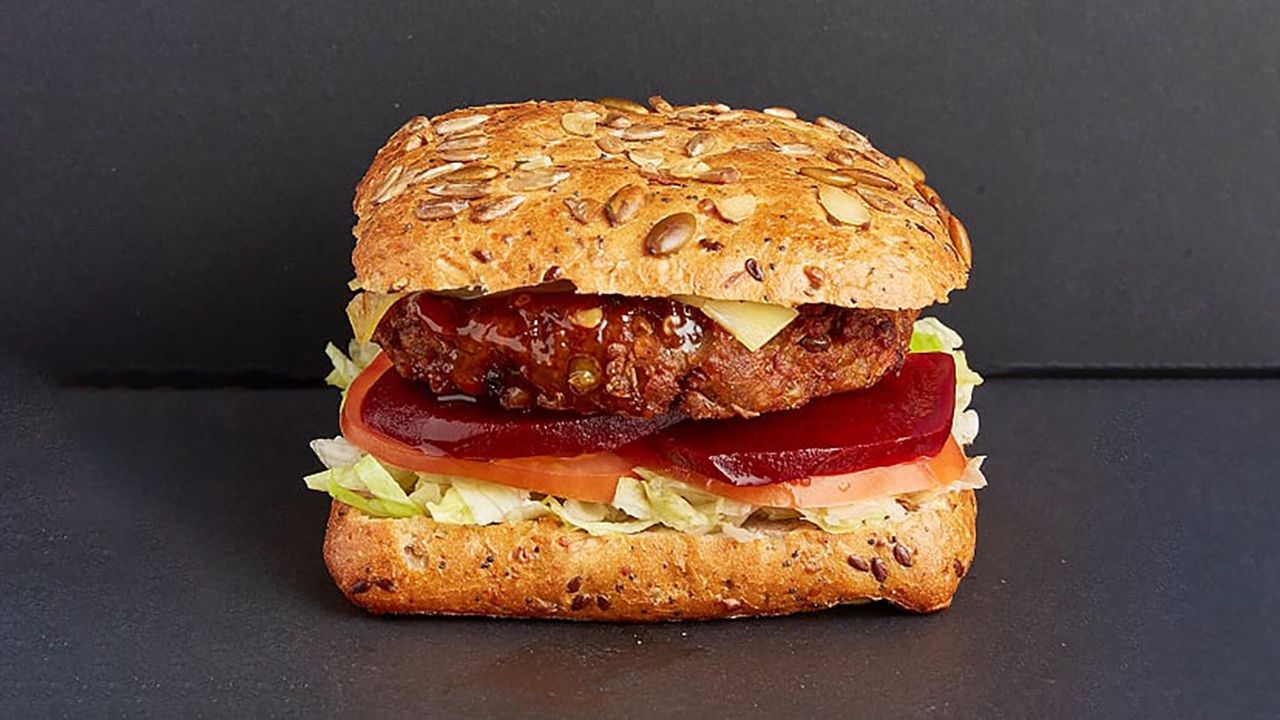 Vegetarian Burger Combo (V)
