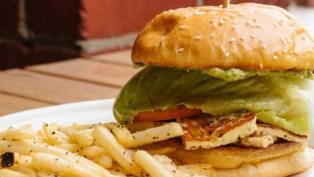 Haloumi & Guacamole Burger