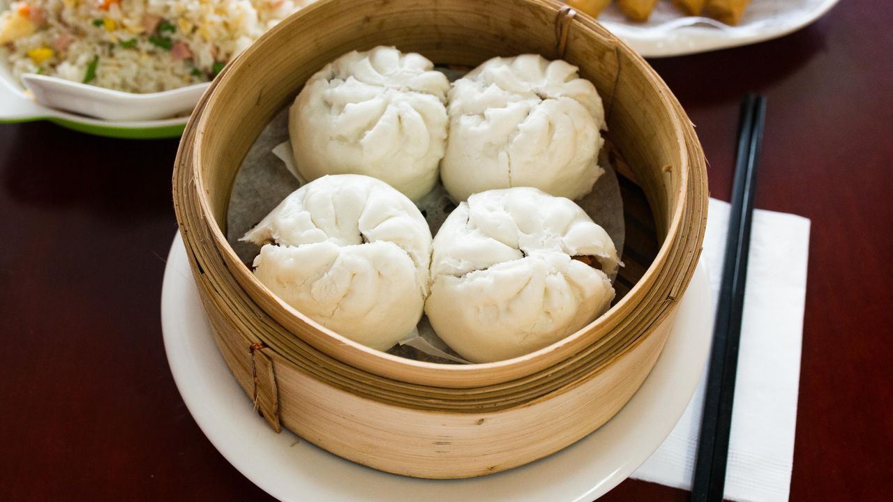 Steaming Pork Buns