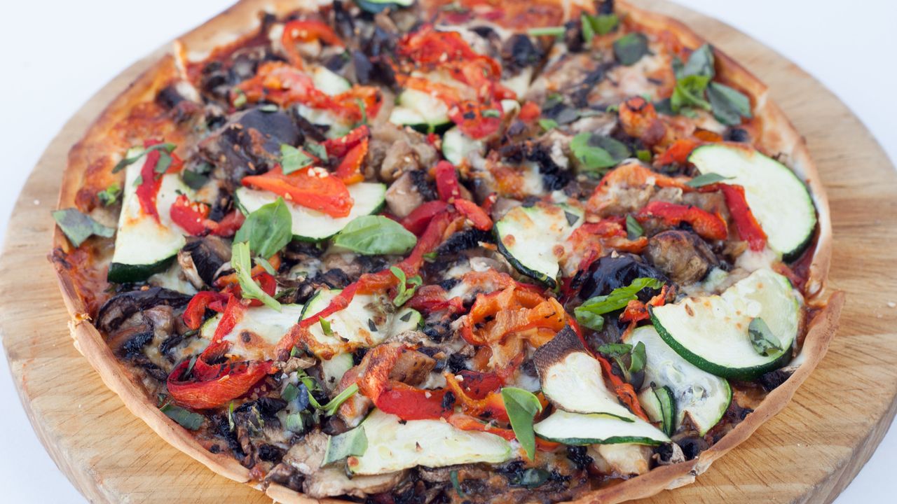 Gourmet Vegetarian Pizza