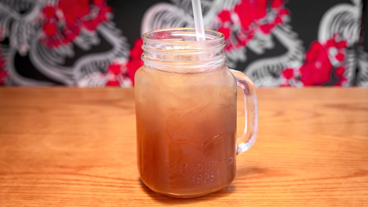 Fresh Brewed Peach Iced Tea