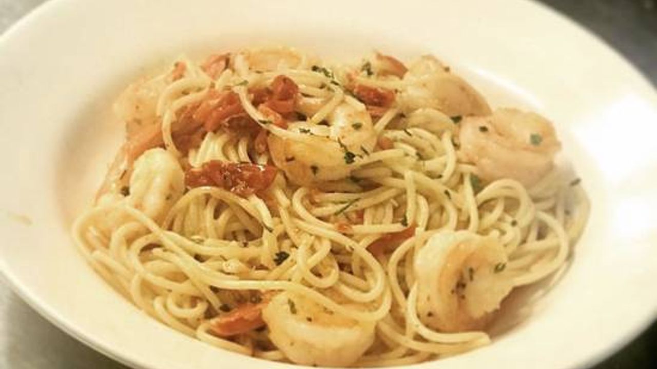 Agilo Olio Con Gamberetti Spaghettini