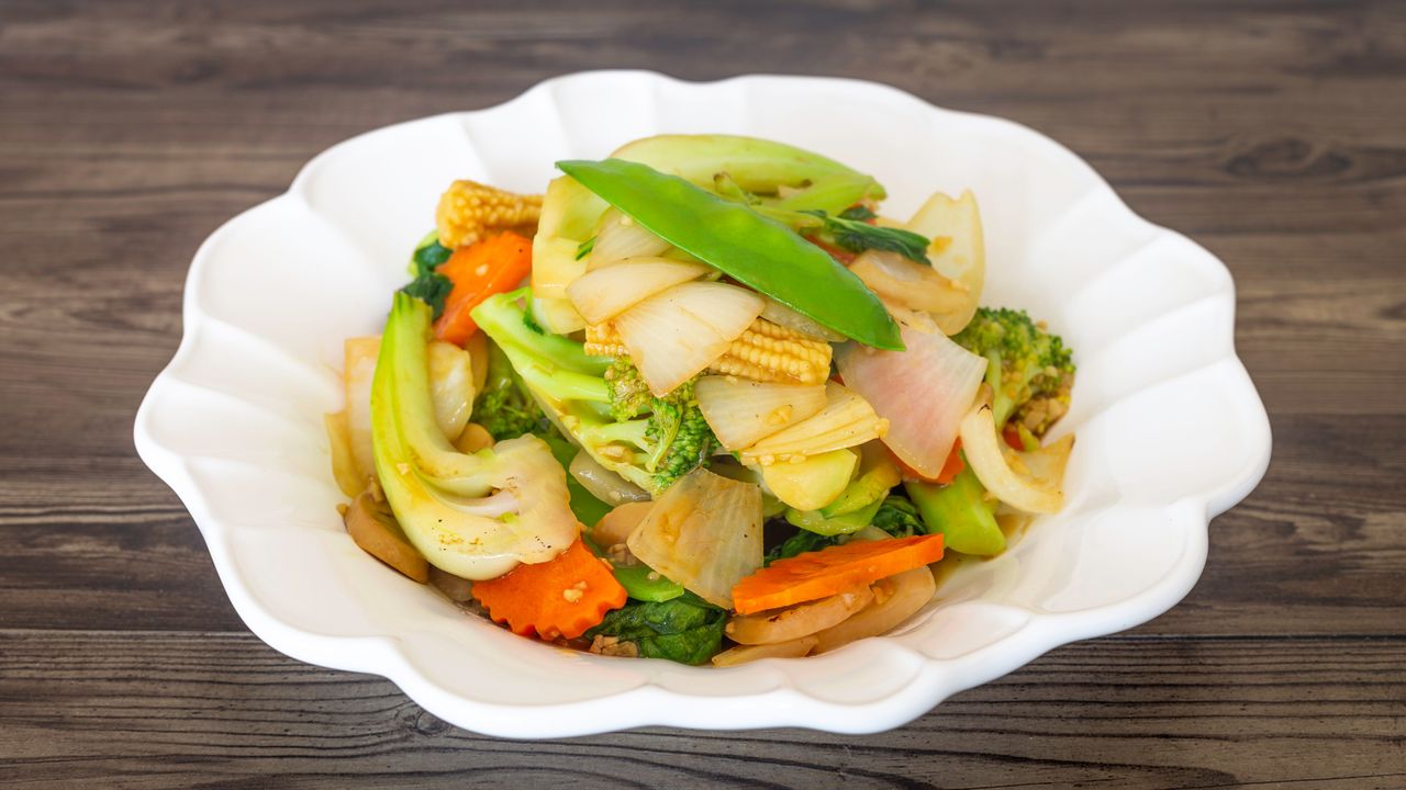 Mixed Vegetables in Satay Sauce  (Medium Spicy)