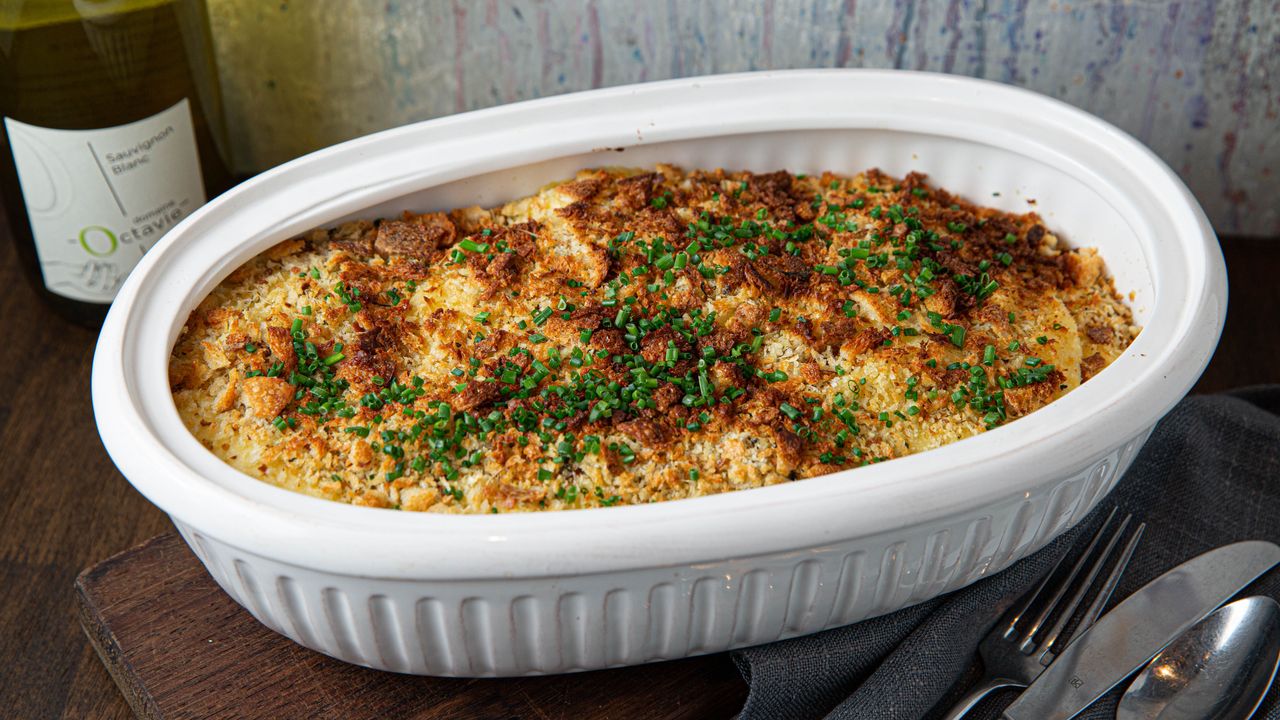 John Dory and prawn Shepherd's pie