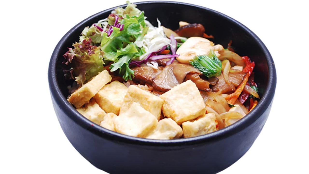 Mushroom Tofu Bibimbab