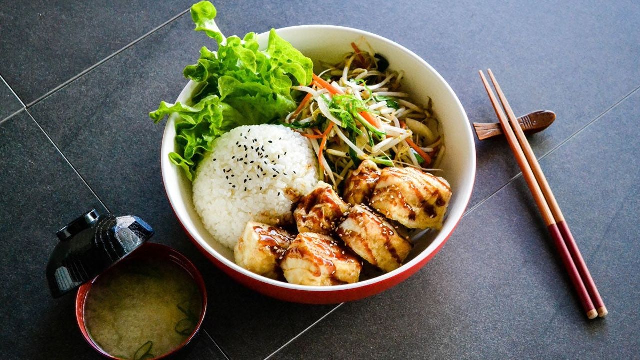Teriyaki Tofu Donburi